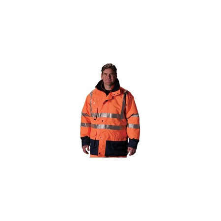 Pip CLASS 3 COAT 7IN1, INSULATEDINNER JACKET, ZIP. CL. HD, PK 10 343-1756-OR/2X